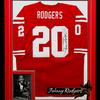 Johnny Rodgers - 1972 Heisman Trophy Winner - Nebraska Cornhuskers - Photo & Autographed Football Jersey