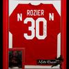 Mike Rozier - 1983 Heisman Trophy Winner - Nebraska Cornhuskers - Photo & Autographed Football Jersey