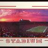 University of Nebraska - Memorial Stadium Print - Night